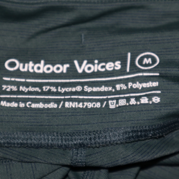 Outdoor Voices TechSweat Core 7/8 Legging in Evergreen - Picture 12 of 12